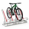 Fietsenrek met valbescherming en slotbeugel