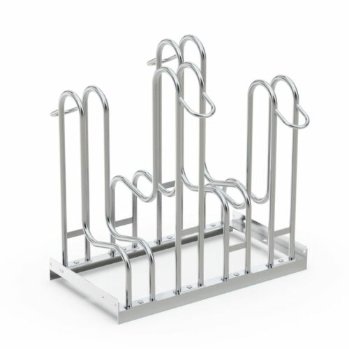 Fietsenrekken model FR4000 24 De uitvoering met 4 fietsplekken dubbelzijdig