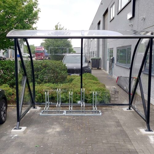 Fietsoverkapping BF1000 - AANBIEDING 108 Fietsoverkapping met fietsenrek