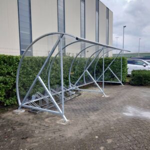 Fietsoverkapping transparante kap voor 12 tot 14 fietsenj