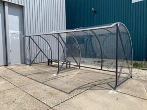 rookoverkapping fietsoverkapping combinatie