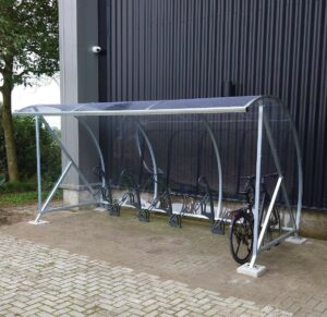 Fietsoverkapping 4.5m