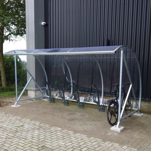 Fietsoverkapping BF1000 – Halfrond & Transparant 179 Fietsoverkapping 4.5m