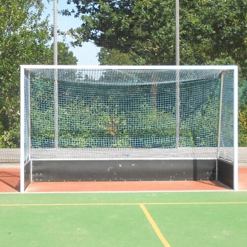 Trainings-hockeydoel met rubberen doelschotten