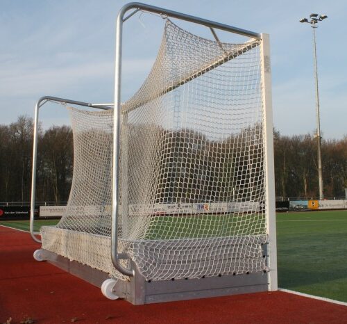 Hockeydoelnet PP 4 mm wit voor wedstrijdhockey