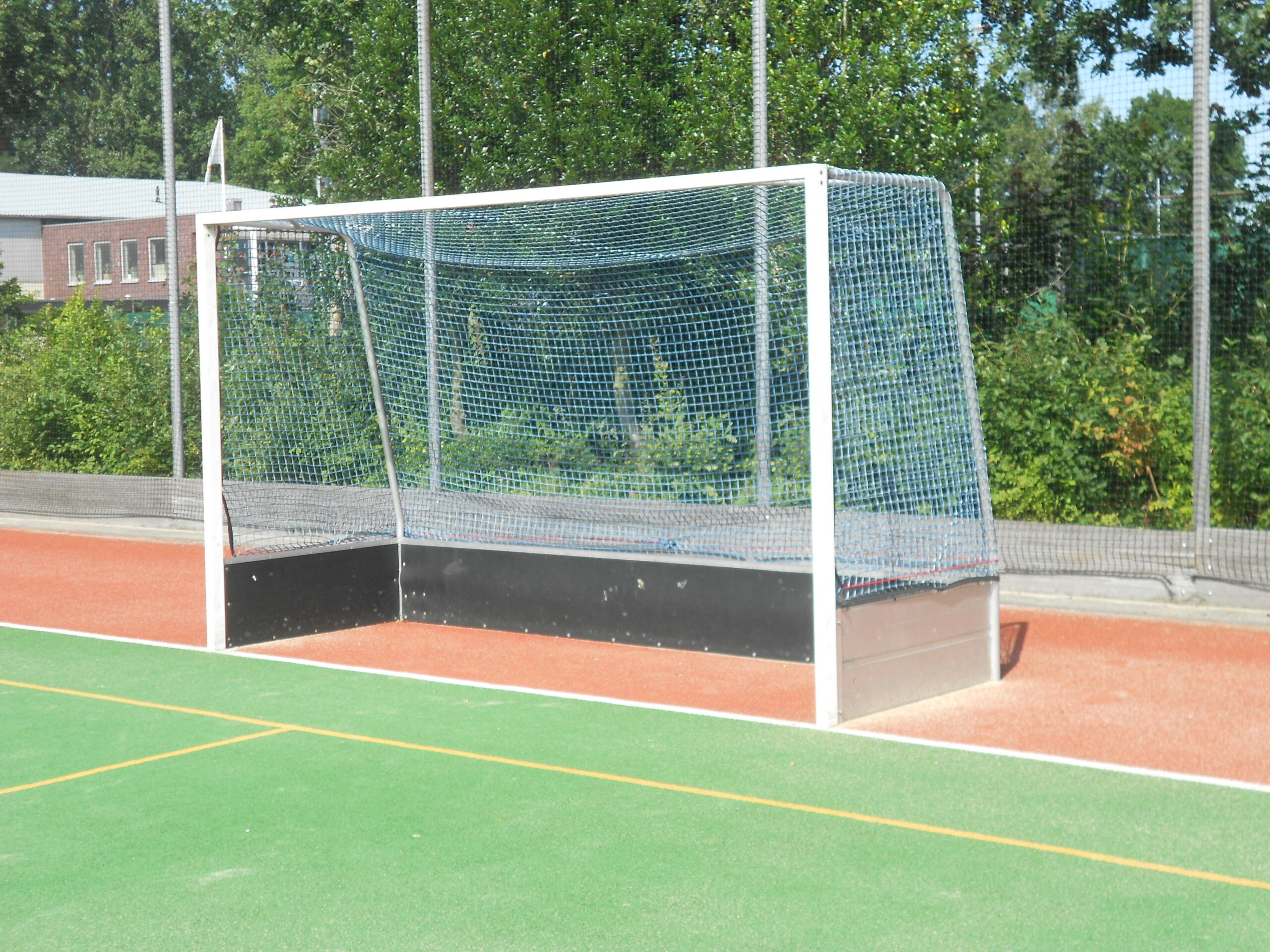 Hockeydoelnet geknoopt PE 1 Geknoopt PE hockeydoelnet voor hockeyverenigin