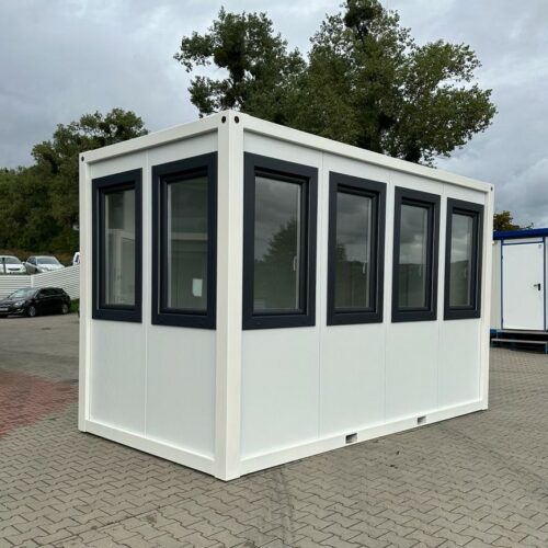 Prefab kantoorunit KLW 41 Kantoorunit Alicia voor de binnenruimte 4x2m. Een kijkje in de productieruimte waar deze verrassend voordelige en duurzame kantoorunits geproduceerd worden.