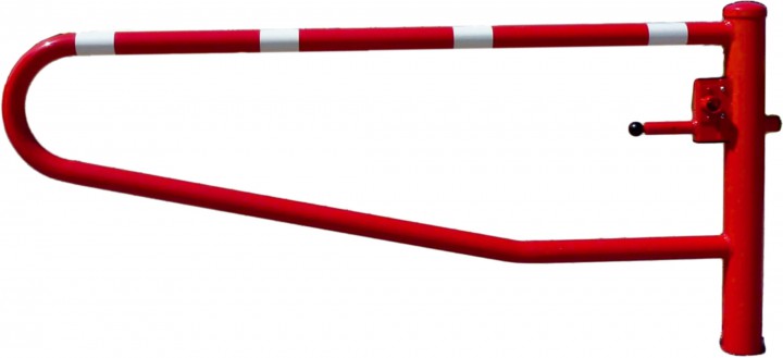 Draaipoort ZS 4 De ronde rode uitvoering. Ook deze is volbad verzinkt en gepoedercoat