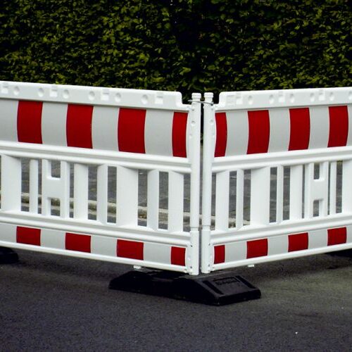 Veiligheidshekken rood-wit