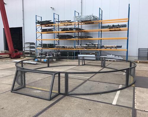 Pannakooi Match 97 Pannakooi model Match met een diameter van 6 meter. Alle mobiele pannakooien worden voordat ze naar de verzinkerij gaan eerst gecontroleerd.