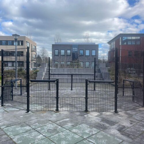Pannaveld PS50 48 De 4x6m uitvoering van dit leuke pannaveldje. geheel zwart gecoat.