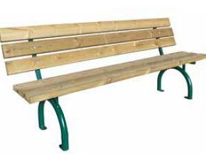 Parkbank Riviera 19 Parkbank Rivera, ook met een FSC hout-afwerking leverbaar. Zeer voordelige parkbanken!