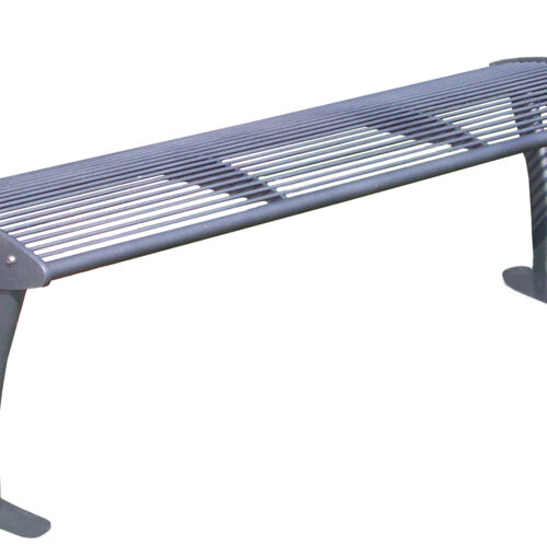 Parkbank Tauri Color 20 Parkbank Tauri Color zonder rugleuning, gecoat in grijs ral 9006