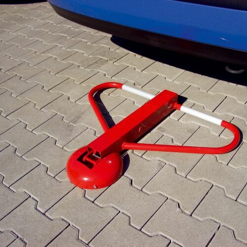 Neerklapbare parkeerbeugel model Flex. Hoogwaardig afgewerkt en scherp geprijsd!