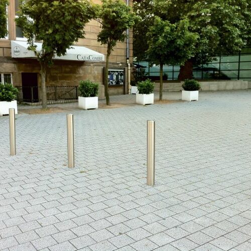 RVS afzetpalen in openbare ruimte – duurzame inox parkeerpalen