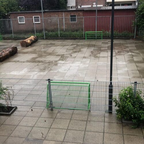 Voetbaldoeltjes model TRD300 75 Met een beperkt budget een sportief plein. Onze TRD300 voetbaldoeltjes