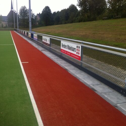 Gaashekwerk 28 Reclamerail PRO. De ideale oplossing voor uw sportaccommodatie.