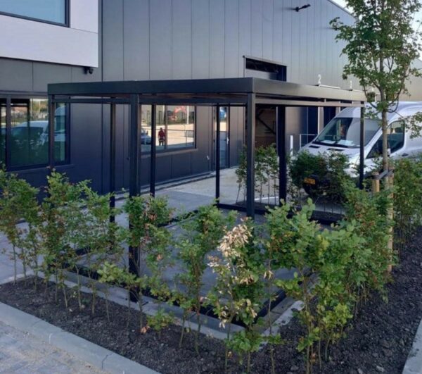 Rookruimte voor buiten 3x4m bij bedrijfspand