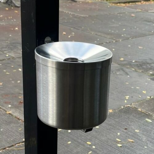 rvs asbak voor buiten 2.4L zelfdovend