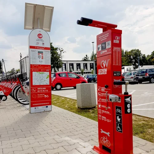 Fiets reparatiestation Scandic Key 10 Bied extra comfort aan fietsende bezoekers of medewerkers met dit handige en veilige fietsservicestation