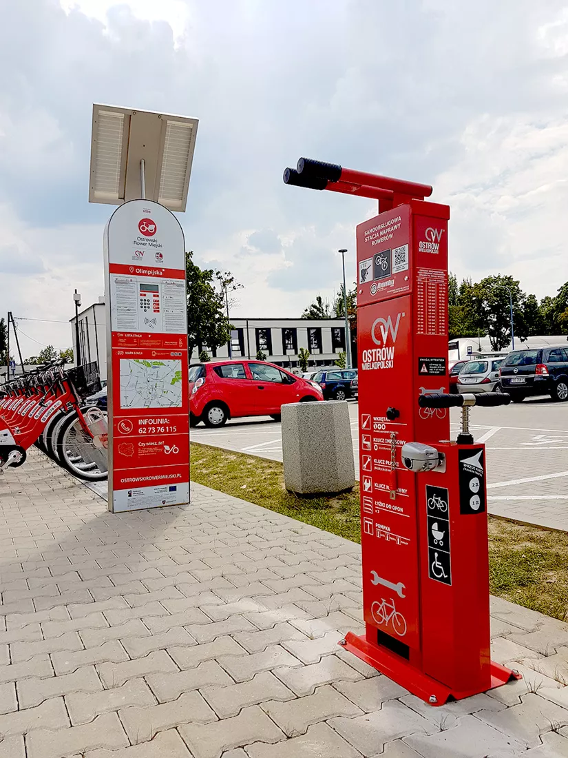 Fiets reparatiestation Scandic Key 5 Bied extra comfort aan fietsende bezoekers of medewerkers met dit handige en veilige fietsservicestation
