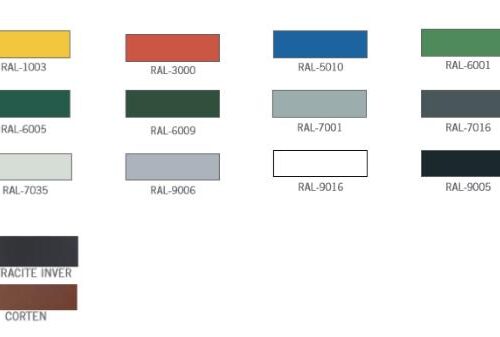 Gescheiden afvalbak model Settori 9 De standaard ral kleuren afvalbak Settori. U kunt gewoon bij uw bestelling de gewenste kleur doorgeven.