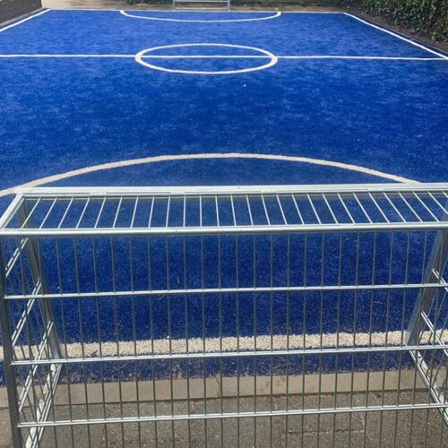 Voetbaldoeltjes model TRD300 114 Volbad verzinkte voetbaldoelen, dus bijzonder duurzaam