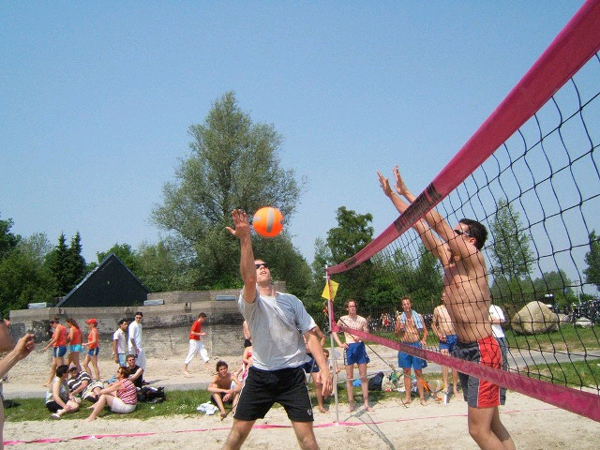 Beachvolleybalnetten strand 1 Beachvolleybalnetten strand