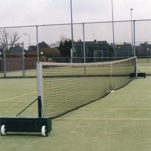 Verrolbare tennis-netpalen 3 Verplaatsbare tennisinstallatie. Ideaal om tijdelijke tennisbanen te creeeren