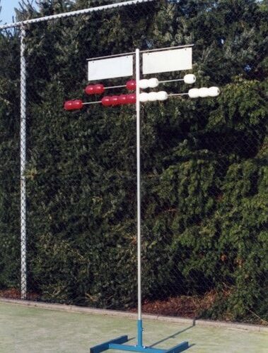 Tennisscorebord op parasolvoet 5 Dit scorebord wordt geleverd inclusief voet.