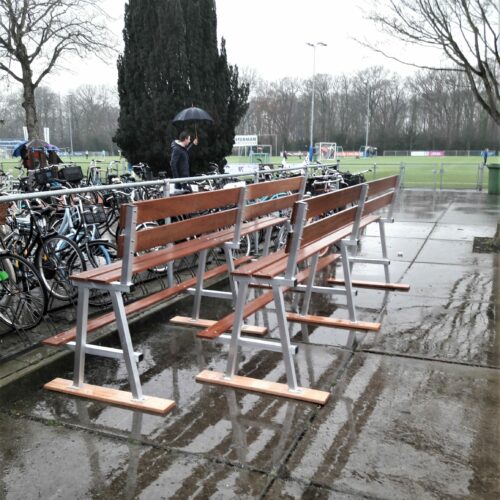 Verplaatsbare mini tribunes 24 Tennisbanken voor toeschouwers