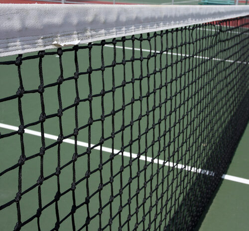 Tennisnet Standaard 6 Machinaal geknoopt tennisnet. De voordelige en duurzame tennisnetten voor particulier en vereniging.
