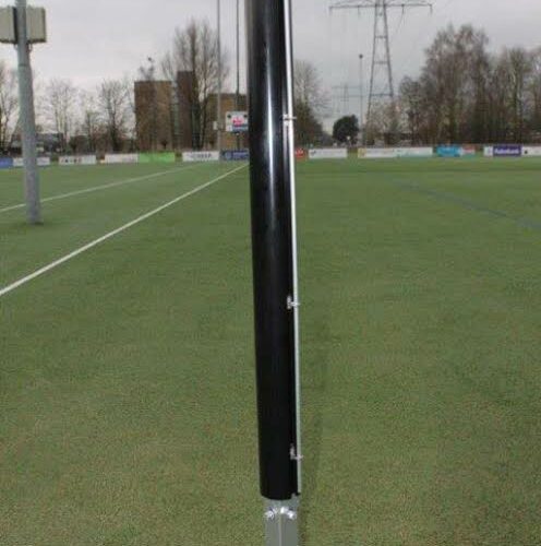 Tennisnetpalen met verstelbare grondpot-voet