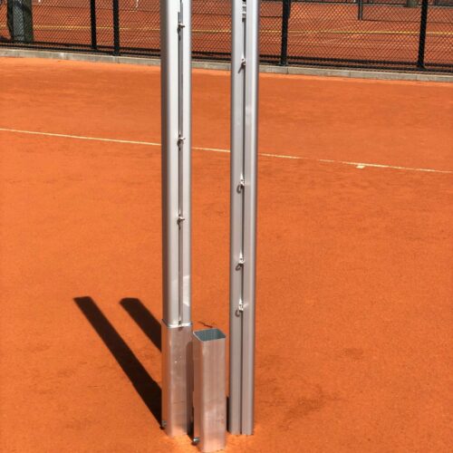 Aluminium netpalen Koker-model Export 9 De ultieme duurzaamheid, de tennisnetpalen van SKWshop