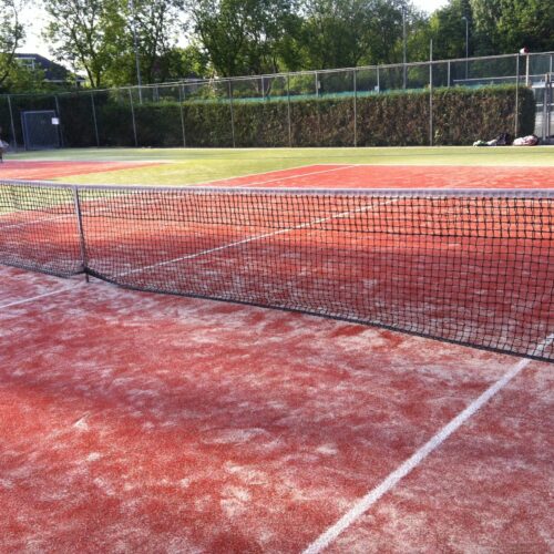 Tennisnet model Classic 13 Handgeknoopte tennisnetten met dubbele topmaas. Topkwaliteit tennisnet voor een superprijs!