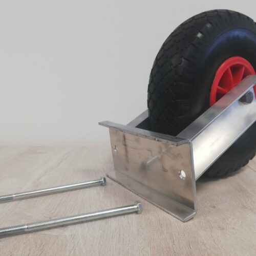 transportwiel voor verplaatsbaar voetbaldoel
