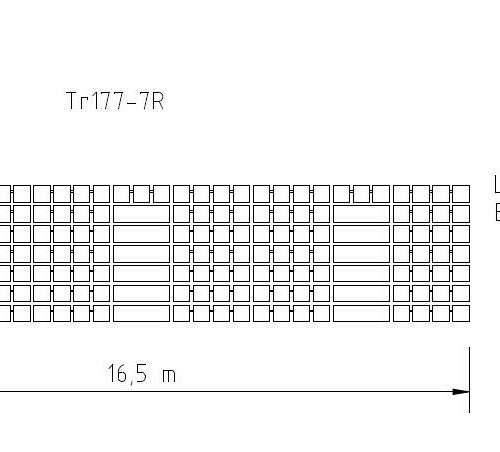 Tribune model Glasgow 46 Op de afbeelding ziet u de dimensies van de tribune model 360 met 7 zit-rijen. Hoogte en diepte.