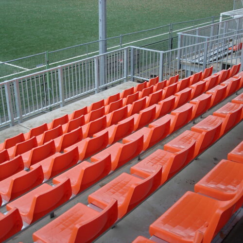 Tribune- dugout zitjes 13 Deze duurzame en verrassend voordelige kuipstoeltjes gebruiken we ook in onze tribuneserie Live en Replay