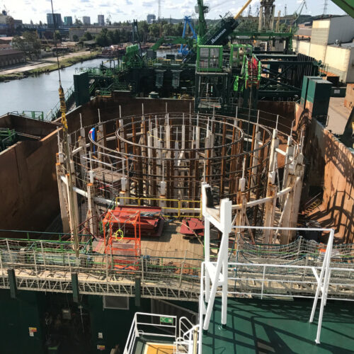Onze bouwnetten - veiligheidsnetten op een groot project in Polen.