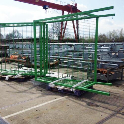 Voetbaldoeltjes model TRD300 83 voetbaldoelen TRD300 Afmetingen 2 x 2 meter, gereed voor transport.