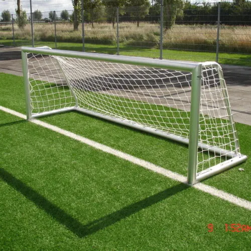 aluminium voetbaldoel 3 x 1m met net en netplaatjes