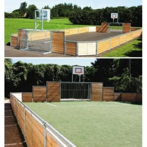 Voetbalkooi Play. Ook als pannaveld leverbaar.