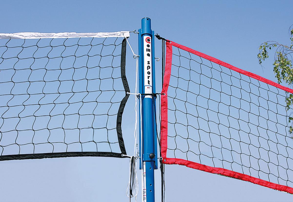 Volleybalpalen model Camping 3 Met deze uitbreiding creëert u eenvoudig 2 volleybalvelden of beachvolleybalvelden naast elkaar