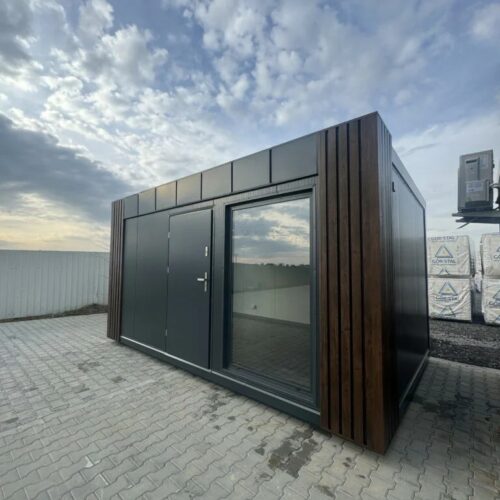 Kantoorunit 5x3 m voor buiten – modulaire units 10 Kantoorunit in standaard uitvoering, afmeting 5 x 3m