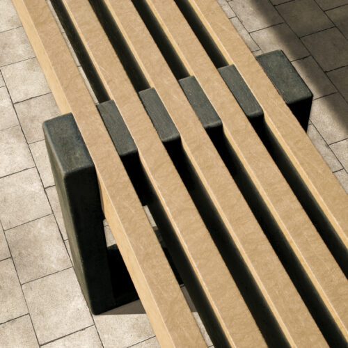 Kunststof parkbank Canvas 36 Kunststof parkbank Canvas - Afbeelding 6