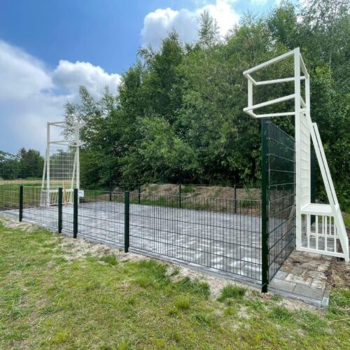 Pannakooi met basketbal 136 Pannakooi 5 x 10m en basketbal in Hoogezand