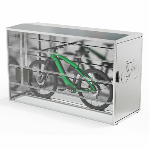 Protect fietsbox 11 Aanbouwdeel verzinkte fietskluis Protect voor 1 fiets hoogte 1380mm.