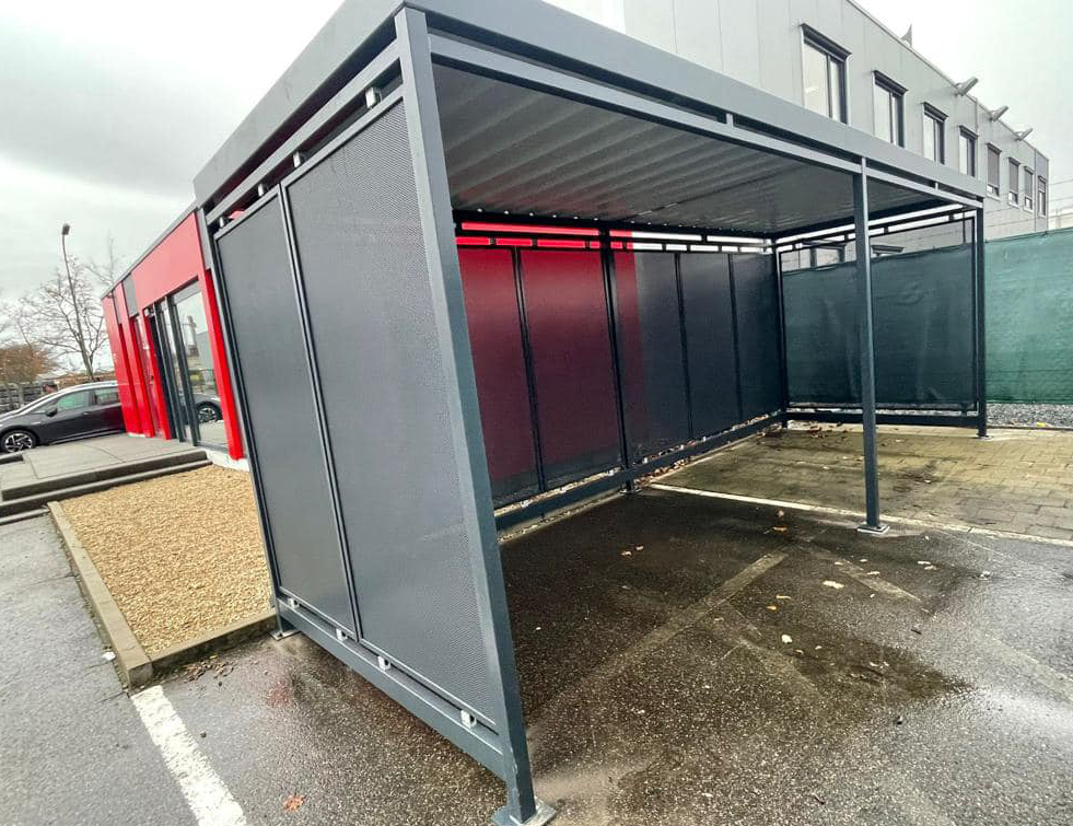Vol gas het nieuwe jaar in 5 Fietsoverkapping Hagen 6x2m Primagaz Eigen gekozen formaat 0