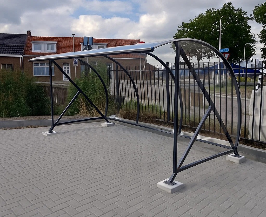 Fietsoverkapping kopen: duurzame en veilige overkappingen. 3 Fietsoverkapping 10 fietsen model BF1000