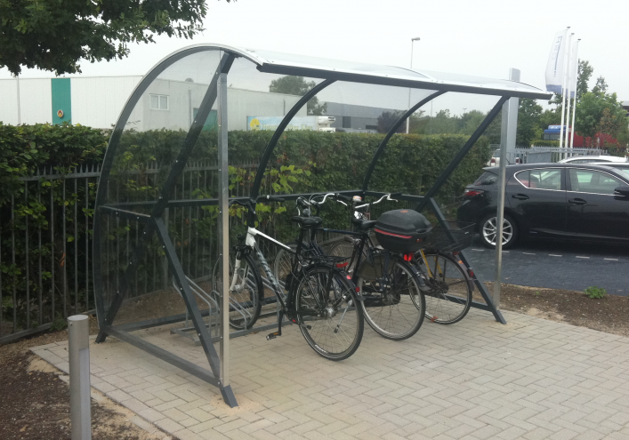 Fietsoverkapping BF1000 nu ook in 4.5 meter 2 Fietsoverkapping Eigen gekozen formaat 0